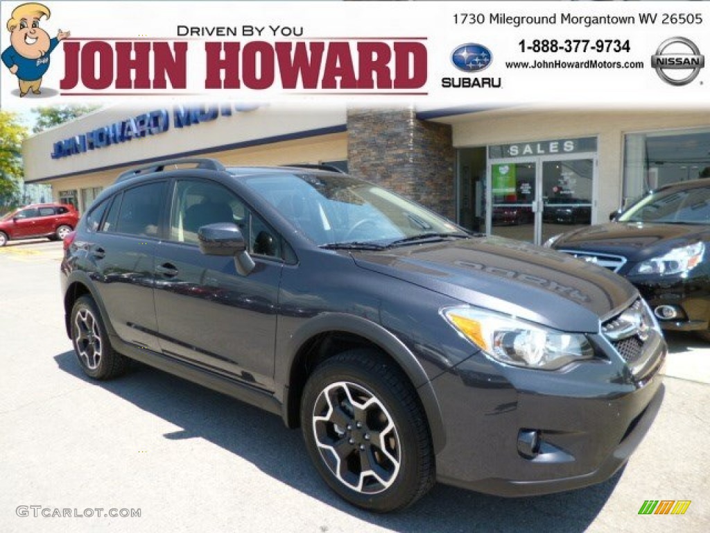 2013 XV Crosstrek 2.0 Limited - Dark Gray Metallic / Black photo #1