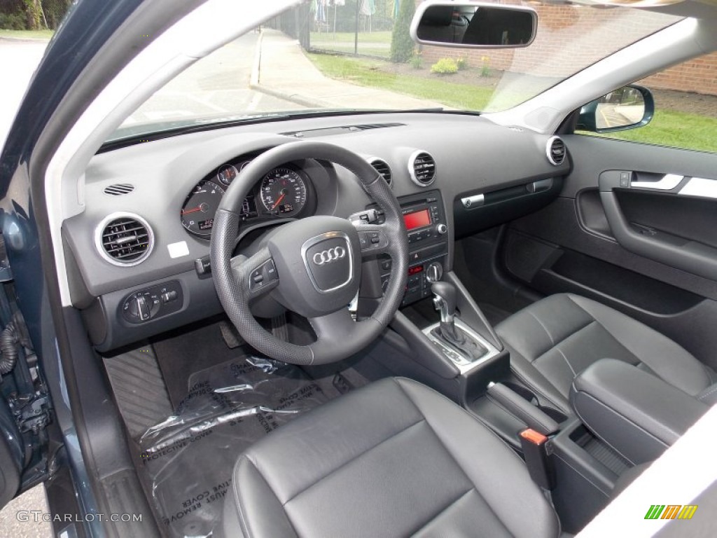 Black Interior 2010 Audi A3 2.0 TDI Photo #82586383