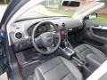 2010 Audi A3 Black Interior Prime Interior Photo