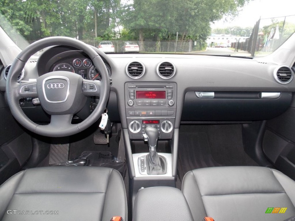 2010 A3 2.0 TDI - Lava Gray Pearl Effect / Black photo #13