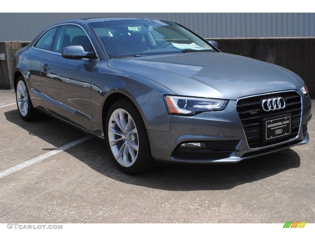 2013 A5 2.0T quattro Coupe - Monsoon Gray Metallic / Black photo #1