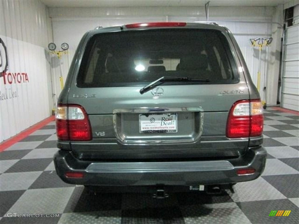 2002 LX 470 - Riverrock Green Mica / Gray photo #6