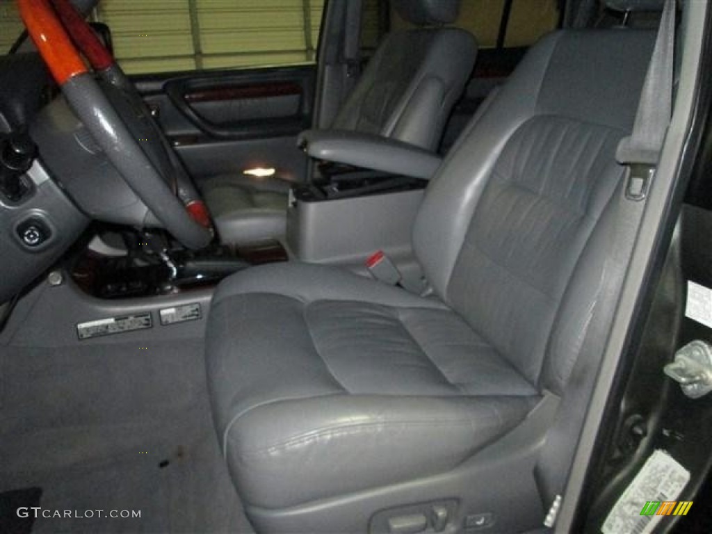 2002 LX 470 - Riverrock Green Mica / Gray photo #11