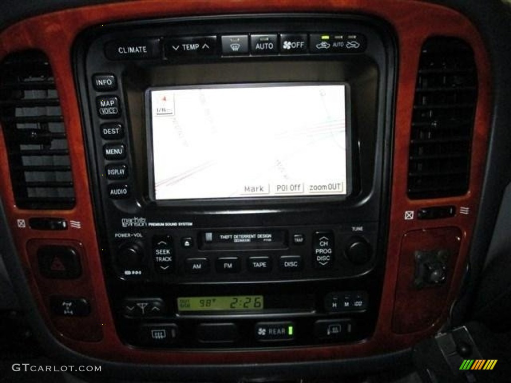 2002 LX 470 - Riverrock Green Mica / Gray photo #14
