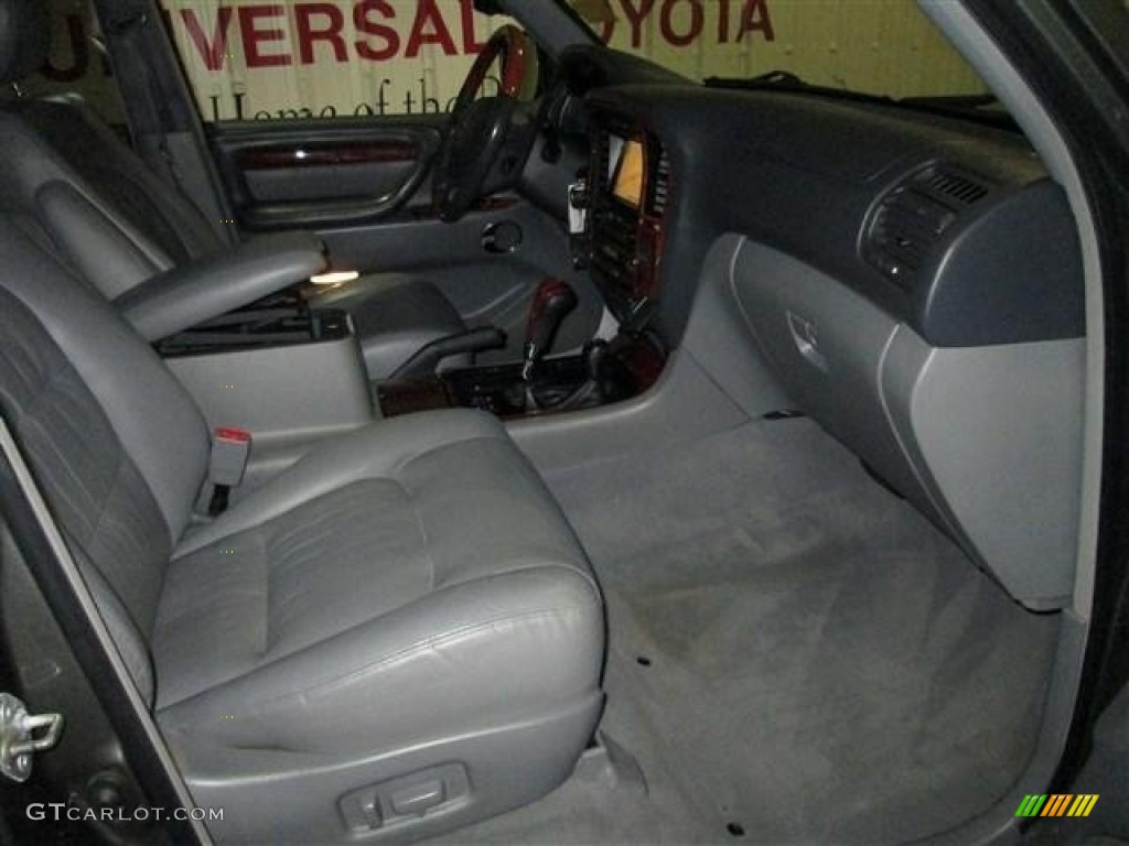 2002 LX 470 - Riverrock Green Mica / Gray photo #17