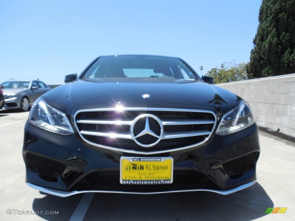 2014 E 350 Sport Sedan - Black / Black photo #2