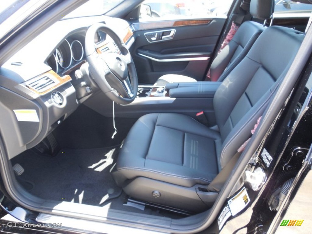 2014 E 350 Sport Sedan - Black / Black photo #7
