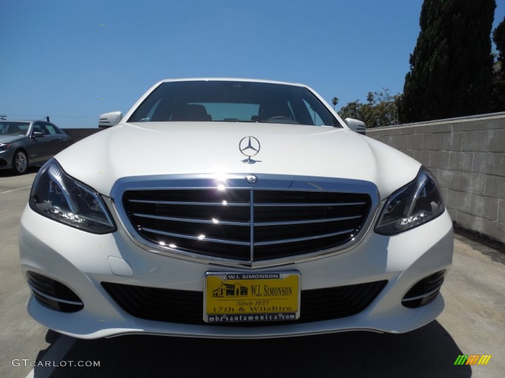 2014 E 350 Sedan - Diamond White Metallic / Black photo #2