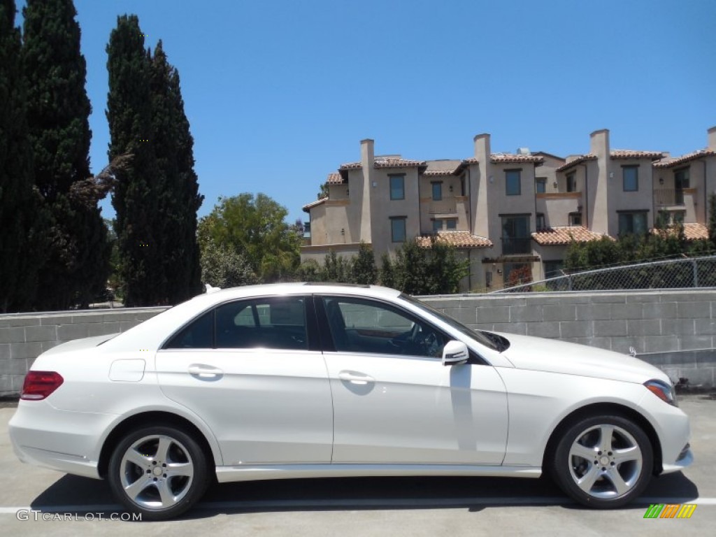 2014 E 350 Sedan - Diamond White Metallic / Black photo #3