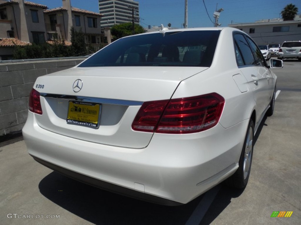 2014 E 350 Sedan - Diamond White Metallic / Black photo #4