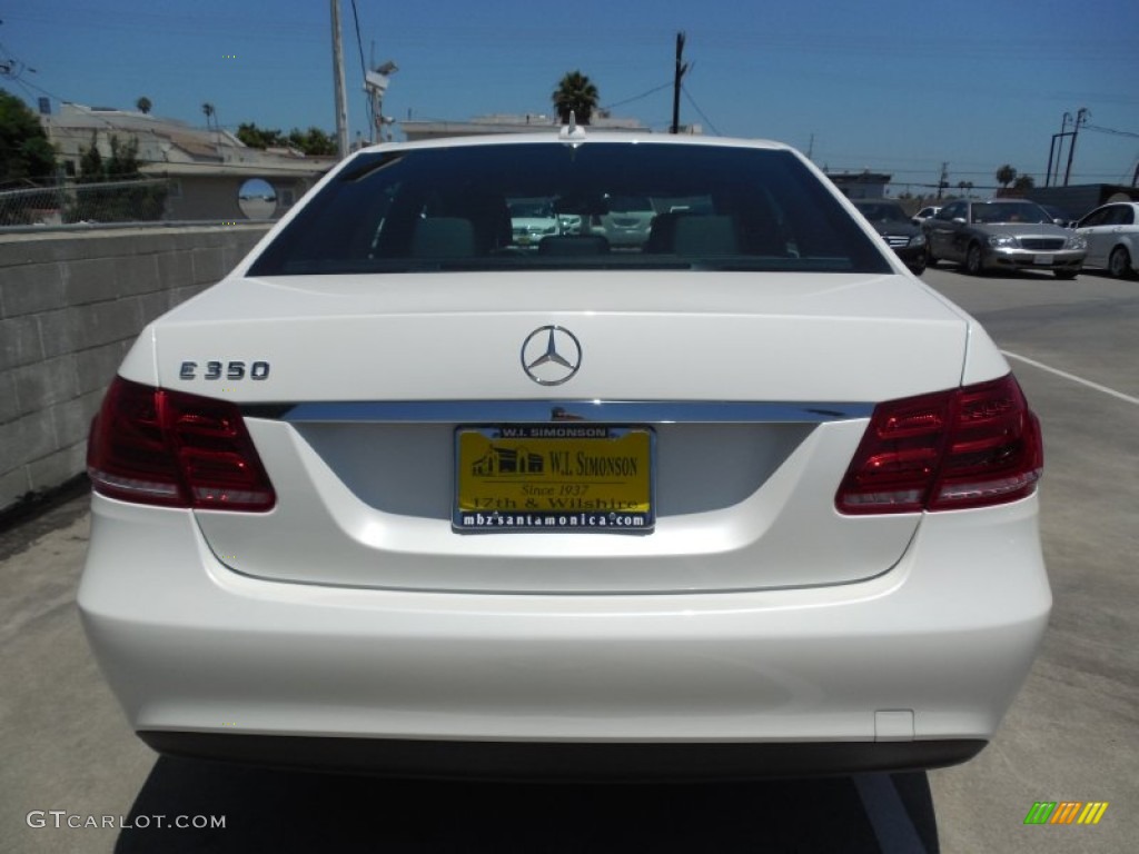 2014 E 350 Sedan - Diamond White Metallic / Black photo #5