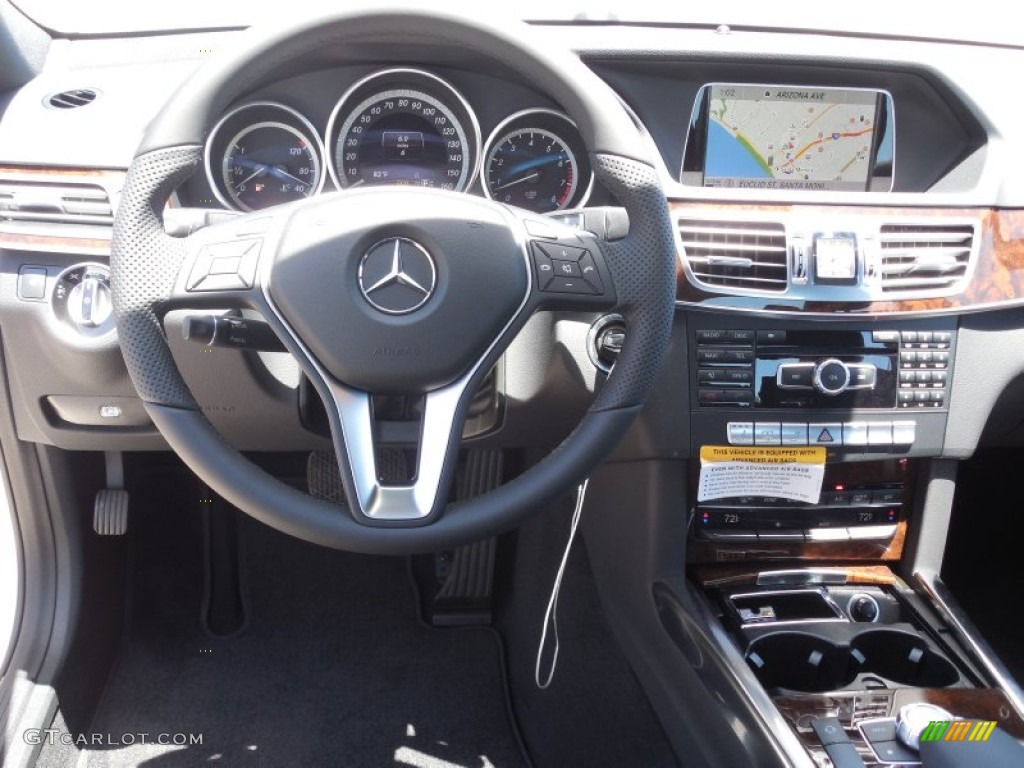 2014 E 350 Sedan - Diamond White Metallic / Black photo #9