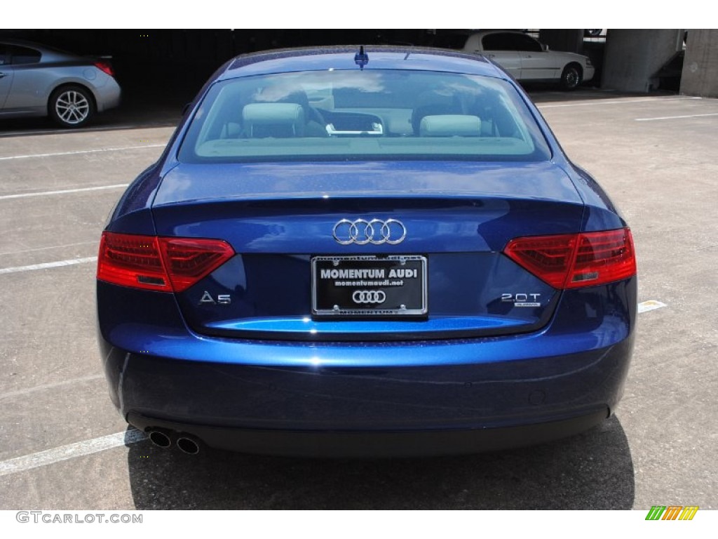 2013 A5 2.0T quattro Coupe - Scuba Blue Metallic / Titanium Grey/Steel Grey photo #7