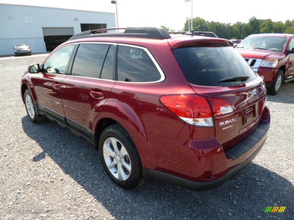 2014 Outback 2.5i Limited - Venetian Red Pearl / Ivory photo #5