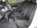 Black w/Red Piping 2012 Mazda MAZDA2 Touring Interior Color