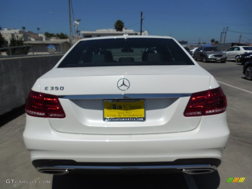 2014 E 350 Sport Sedan - Diamond White Metallic / Black photo #5