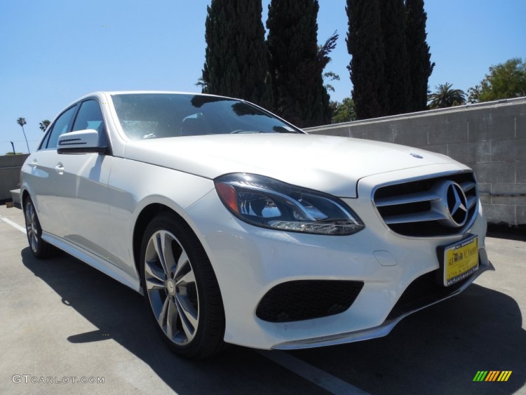 2014 E 350 Sport Sedan - Diamond White Metallic / Black photo #11