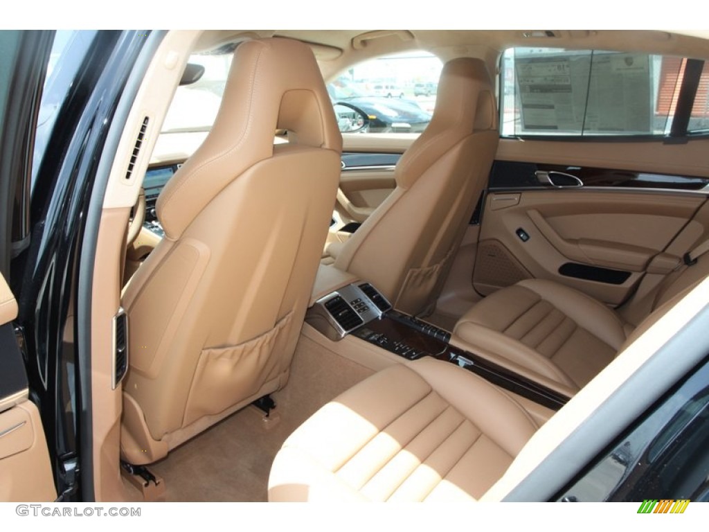 Luxor Beige Interior 2013 Porsche Panamera Turbo Photo #82591883