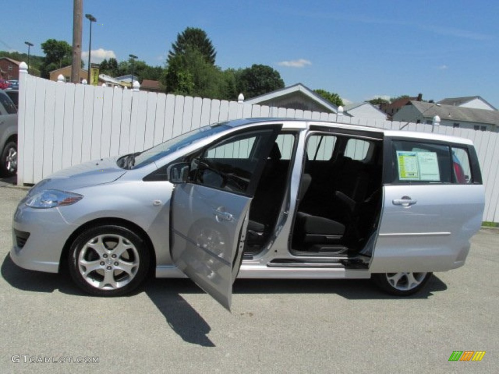 2008 MAZDA5 Sport - Sunlight Silver / Black photo #3