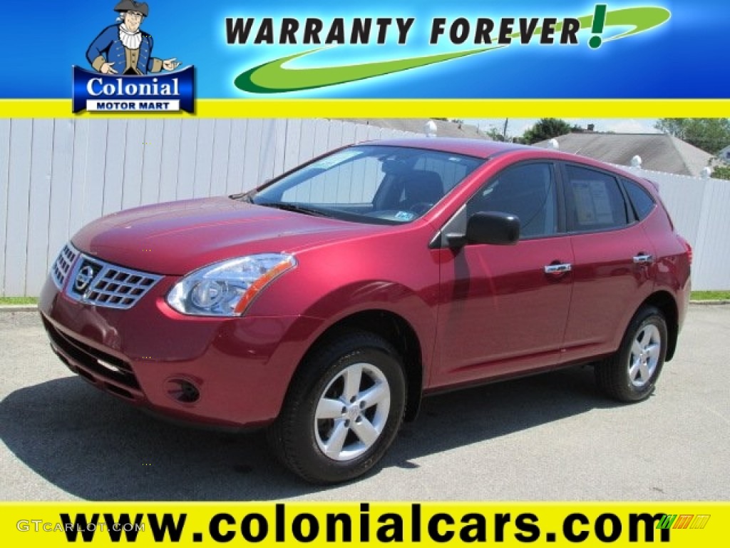 2010 Rogue S AWD 360 Value Package - Venom Red / Black photo #1