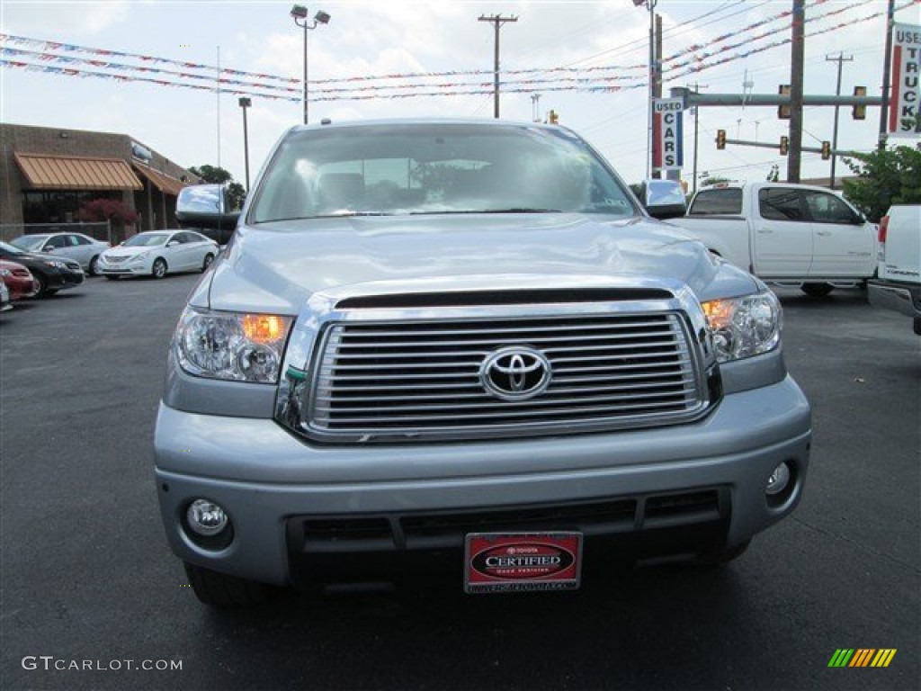 2010 Tundra Limited CrewMax - Silver Sky Metallic / Graphite Gray photo #2