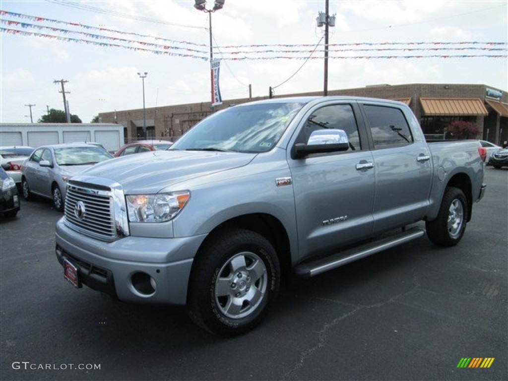 2010 Tundra Limited CrewMax - Silver Sky Metallic / Graphite Gray photo #3