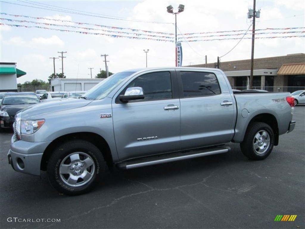 2010 Tundra Limited CrewMax - Silver Sky Metallic / Graphite Gray photo #4