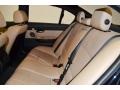 2010 BMW M3 Bamboo Beige Novillo Interior Rear Seat Photo