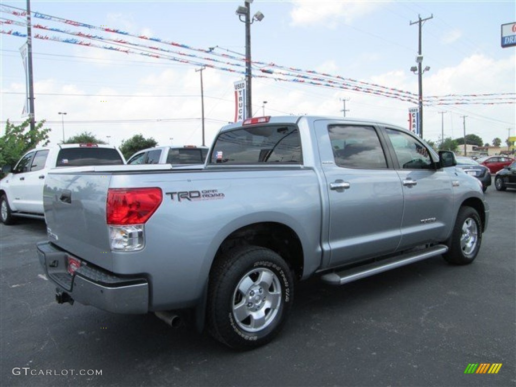 2010 Tundra Limited CrewMax - Silver Sky Metallic / Graphite Gray photo #7