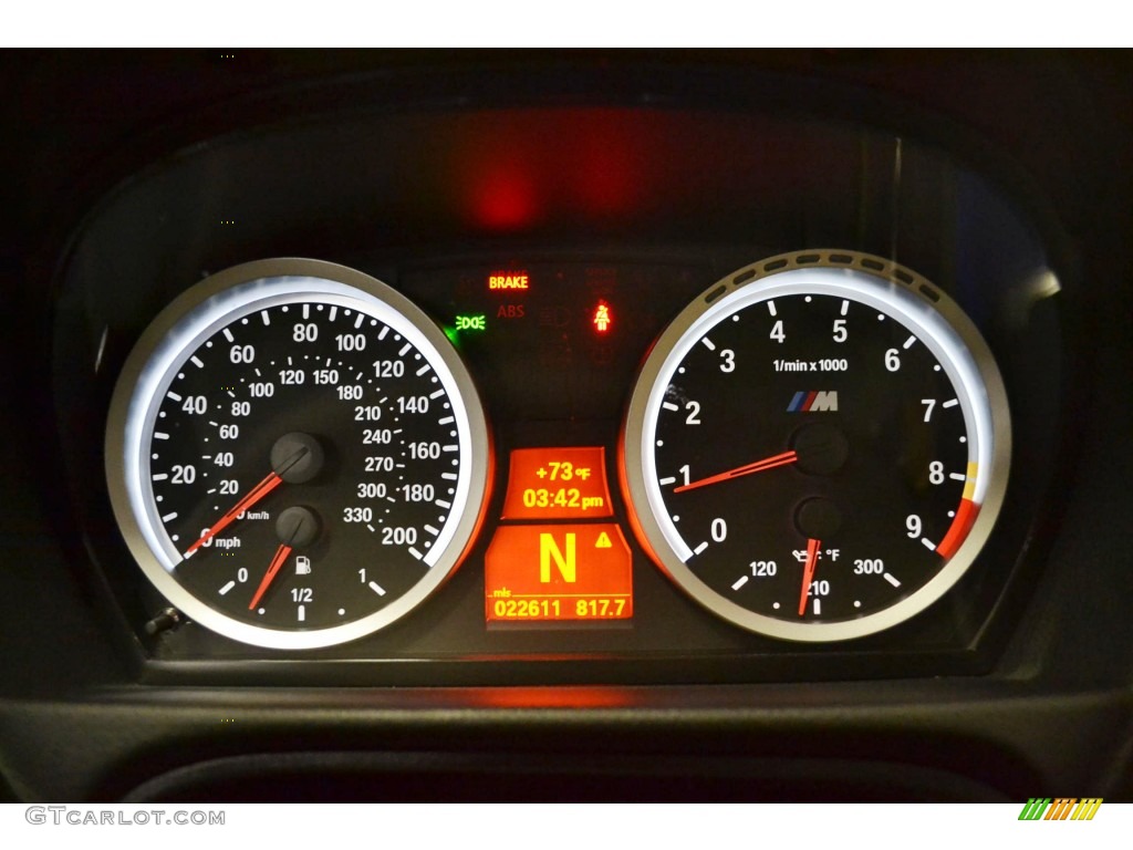 2010 BMW M3 Sedan Gauges Photo #82593291