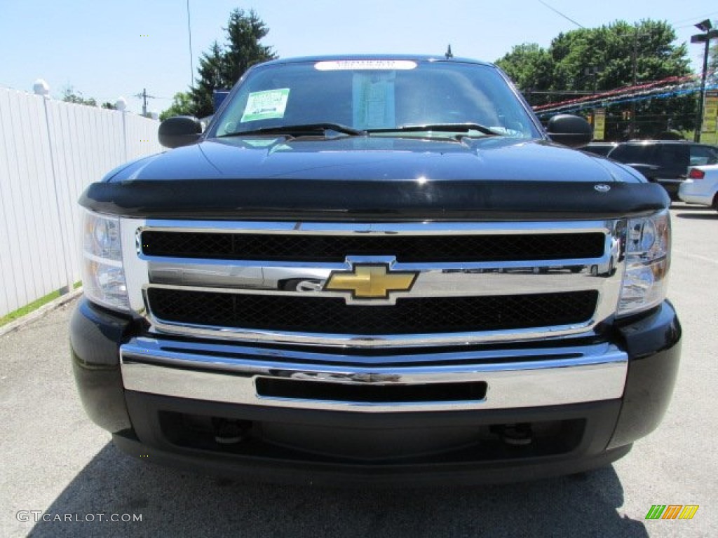 2010 Silverado 1500 LS Extended Cab 4x4 - Black / Dark Titanium photo #3