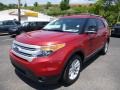 2011 Red Candy Metallic Ford Explorer XLT 4WD  photo #5