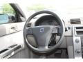 2008 Volvo V50 Dark Beige/Quartz Interior Steering Wheel Photo