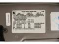 1999 Chevrolet S10 Regular Cab Info Tag