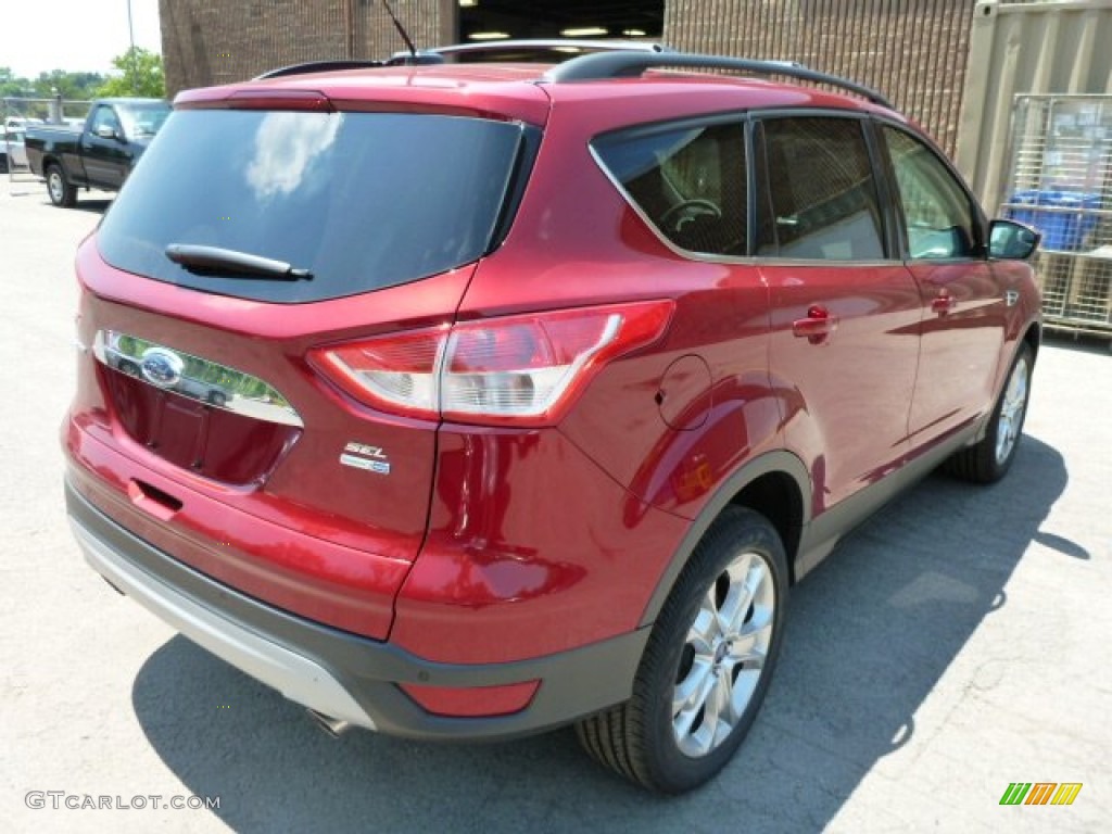 2013 Escape SEL 2.0L EcoBoost 4WD - Ruby Red Metallic / Charcoal Black photo #2