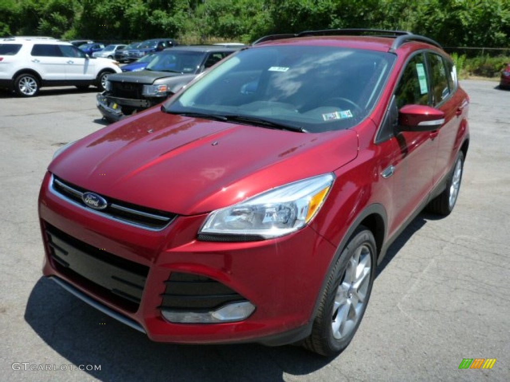 2013 Escape SEL 2.0L EcoBoost 4WD - Ruby Red Metallic / Charcoal Black photo #5