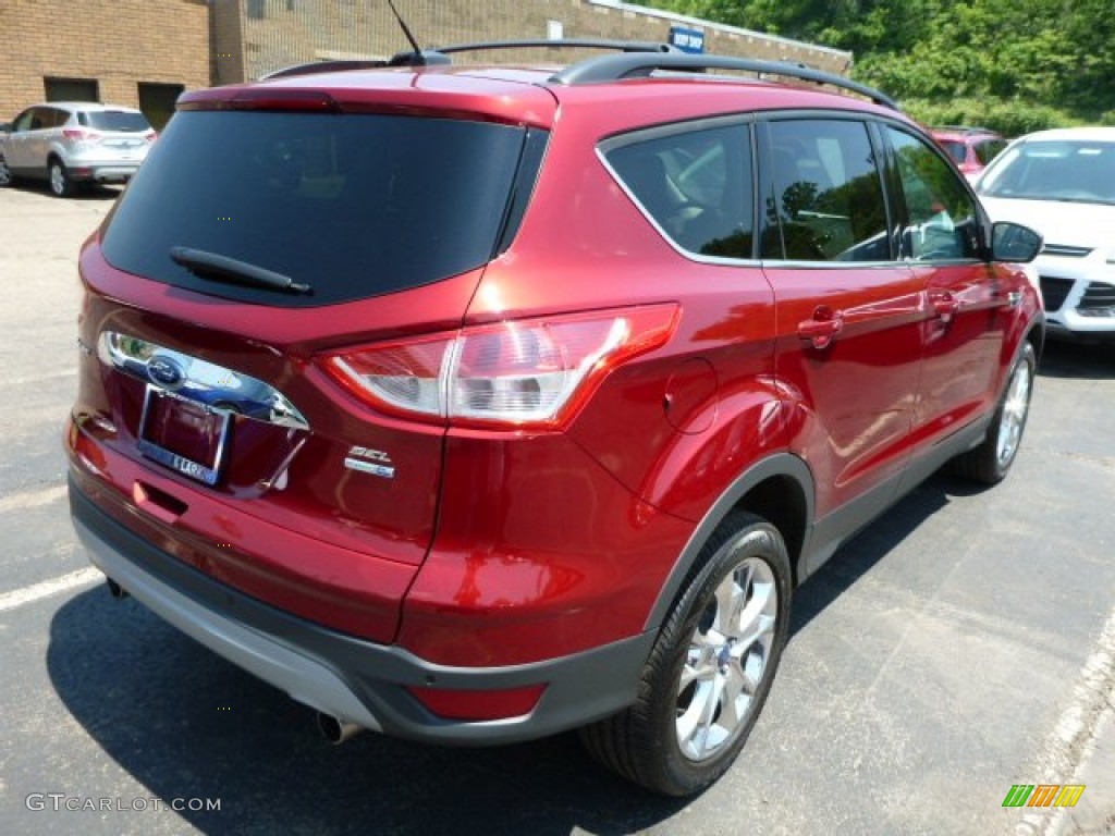 2013 Escape SEL 1.6L EcoBoost 4WD - Ruby Red Metallic / Charcoal Black photo #2