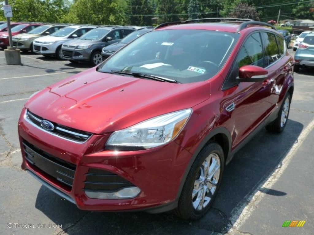 2013 Escape SEL 1.6L EcoBoost 4WD - Ruby Red Metallic / Charcoal Black photo #5