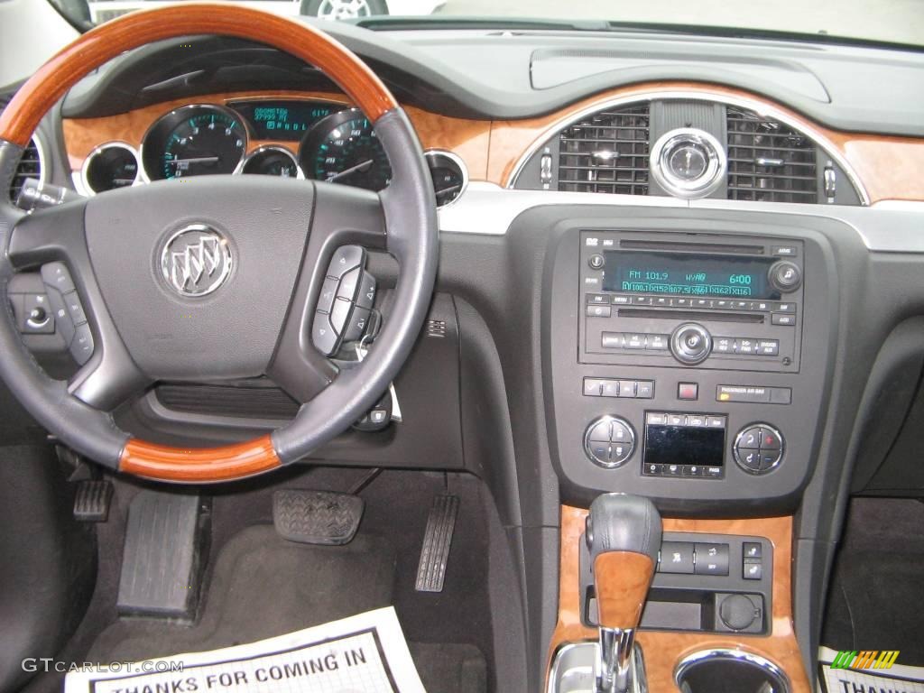 2008 Enclave CXL AWD - Carbon Black Metallic / Ebony/Ebony photo #19