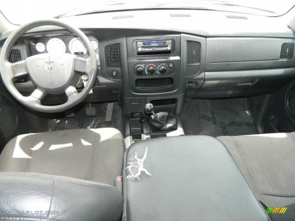 2005 Dodge Ram 1500 ST Quad Cab Dark Slate Gray Dashboard Photo #82596917