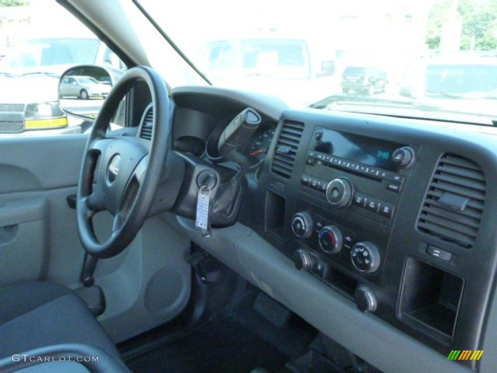 2011 Sierra 1500 Regular Cab 4x4 - Stealth Gray Metallic / Dark Titanium photo #5