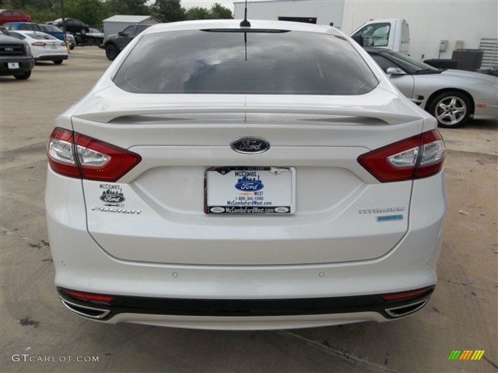 2013 Fusion Titanium - White Platinum Metallic Tri-coat / Charcoal Black photo #4