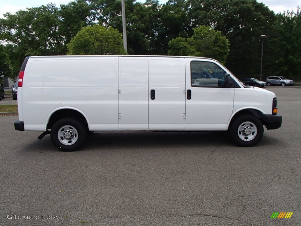 Summit White 2012 Chevrolet Express 2500 Cargo Van Exterior Photo #82598721