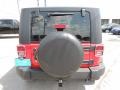 2009 Flame Red Jeep Wrangler X 4x4  photo #3