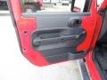 2009 Flame Red Jeep Wrangler X 4x4  photo #12