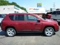 2014 Deep Cherry Red Crystal Pearl Jeep Compass Latitude 4x4  photo #6