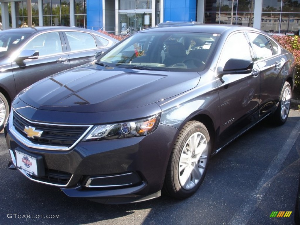 2014 Impala LS - Blue Ray Metallic / Jet Black/Dark Titanium photo #1