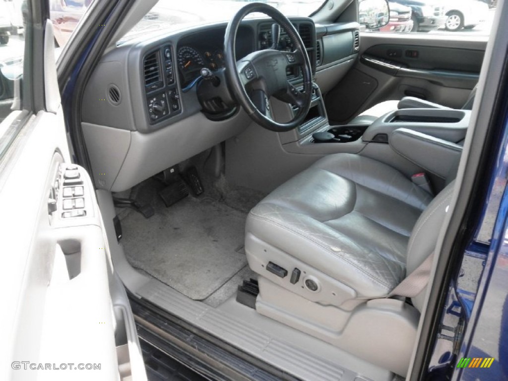 2003 Suburban 1500 LT 4x4 - Indigo Blue Metallic / Gray/Dark Charcoal photo #6