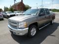 2013 Graystone Metallic Chevrolet Silverado 1500 LT Crew Cab 4x4  photo #3