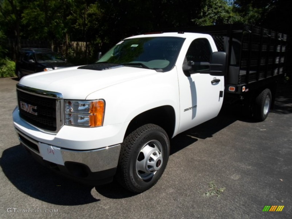 2013 Sierra 3500HD Regular Cab Chassis - Summit White / Dark Titanium photo #1